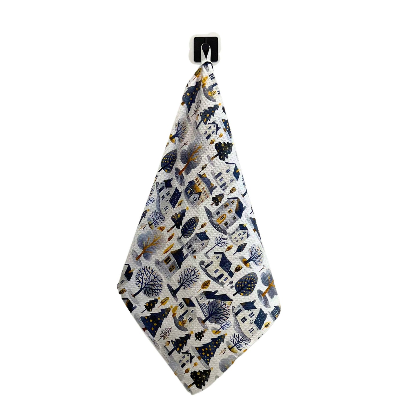 Winter Wonderland Waffle Kitchen Towels - Holiday Decor
