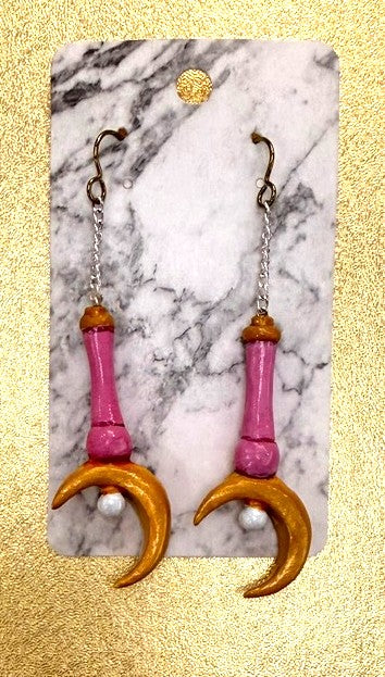 Sailor Saturn earrings by Jayce Thoyre