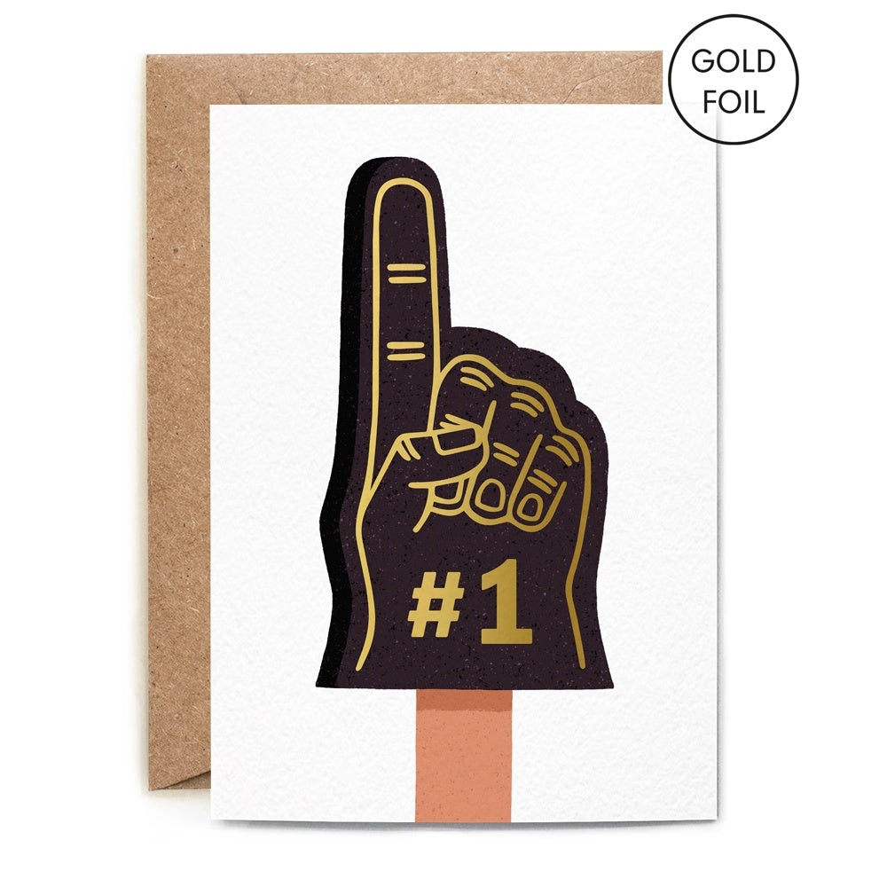 #1 Foam Finger Card