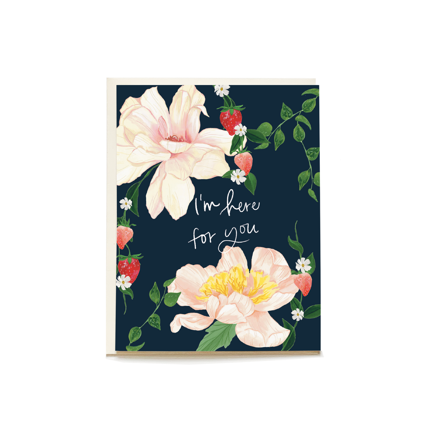 Strawberry Sympathy Greeting Card