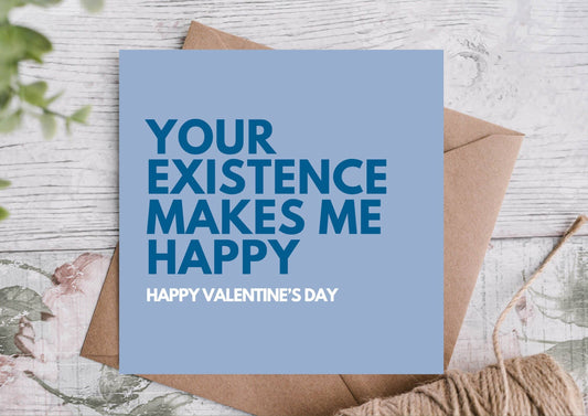 Makes Me Happy Valentine's Day Card