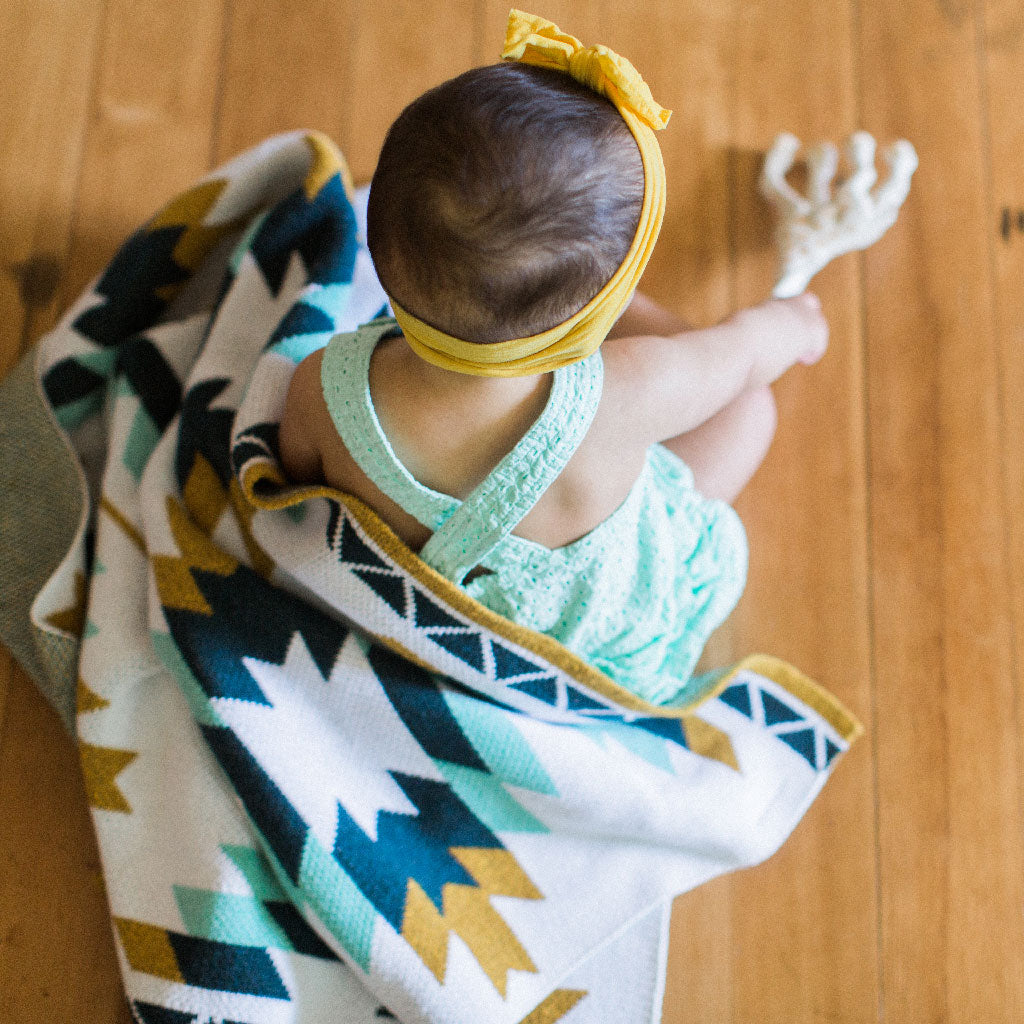 Sedona Baby Blanket Blue
