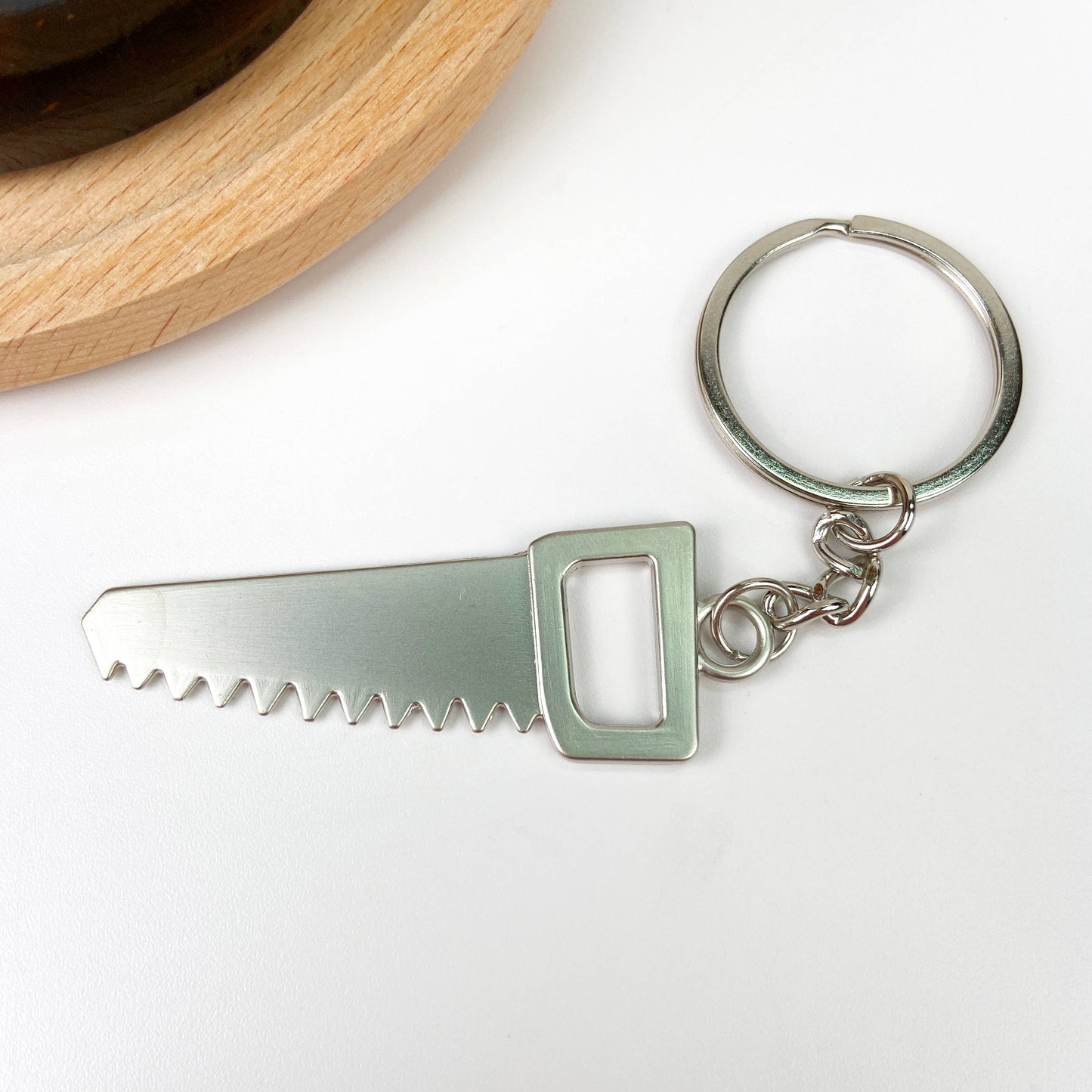 Crosscut Saw Tool Keychain