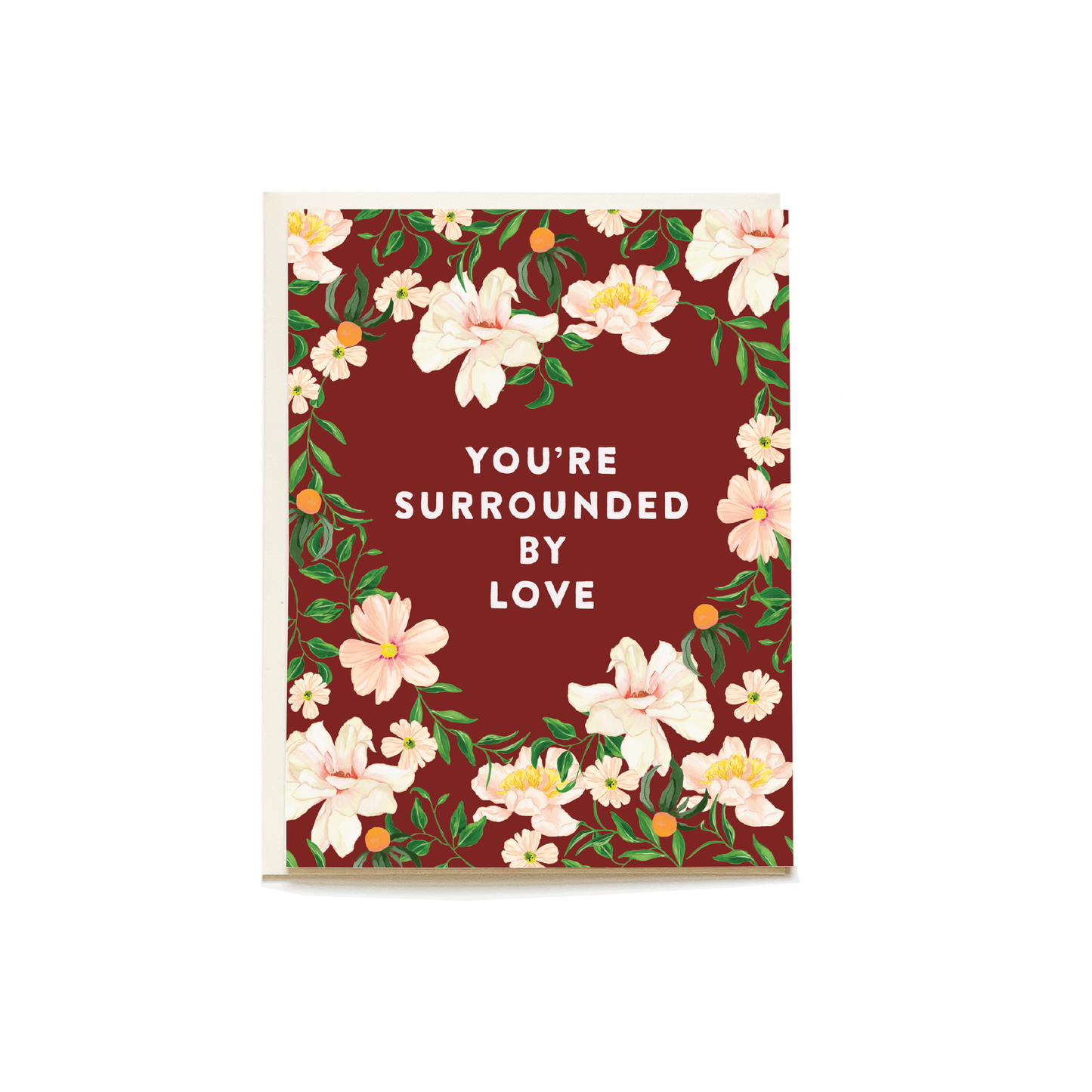 Surrounded By Love Sympathy Greeting Card