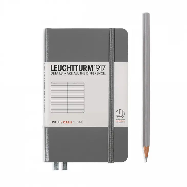 Notebook Hardcover Pocket (A6) - 187 pages - Ruled