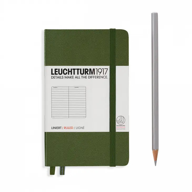 Notebook Hardcover Pocket (A6) - 187 pages - Ruled