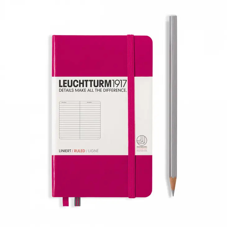 Notebook Hardcover Pocket (A6) - 187 pages - Ruled
