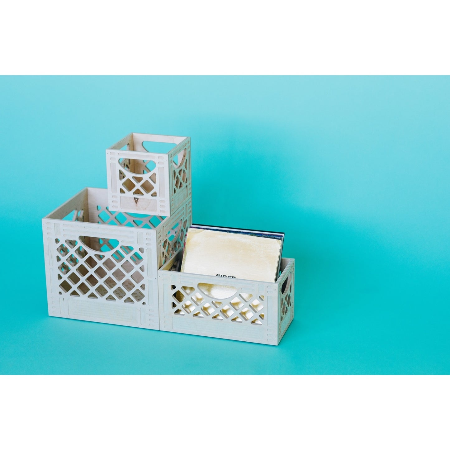 Wooden Milk Crate '45' Mini
