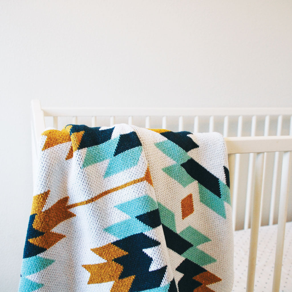 Sedona Baby Blanket Blue