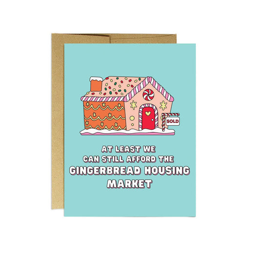 Gingerbread Housing Market | Christmas Card