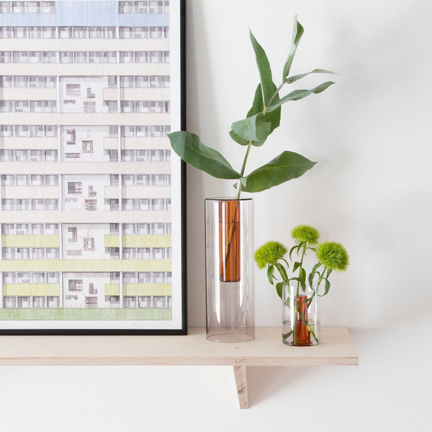 Reversible Glass Vase - Large