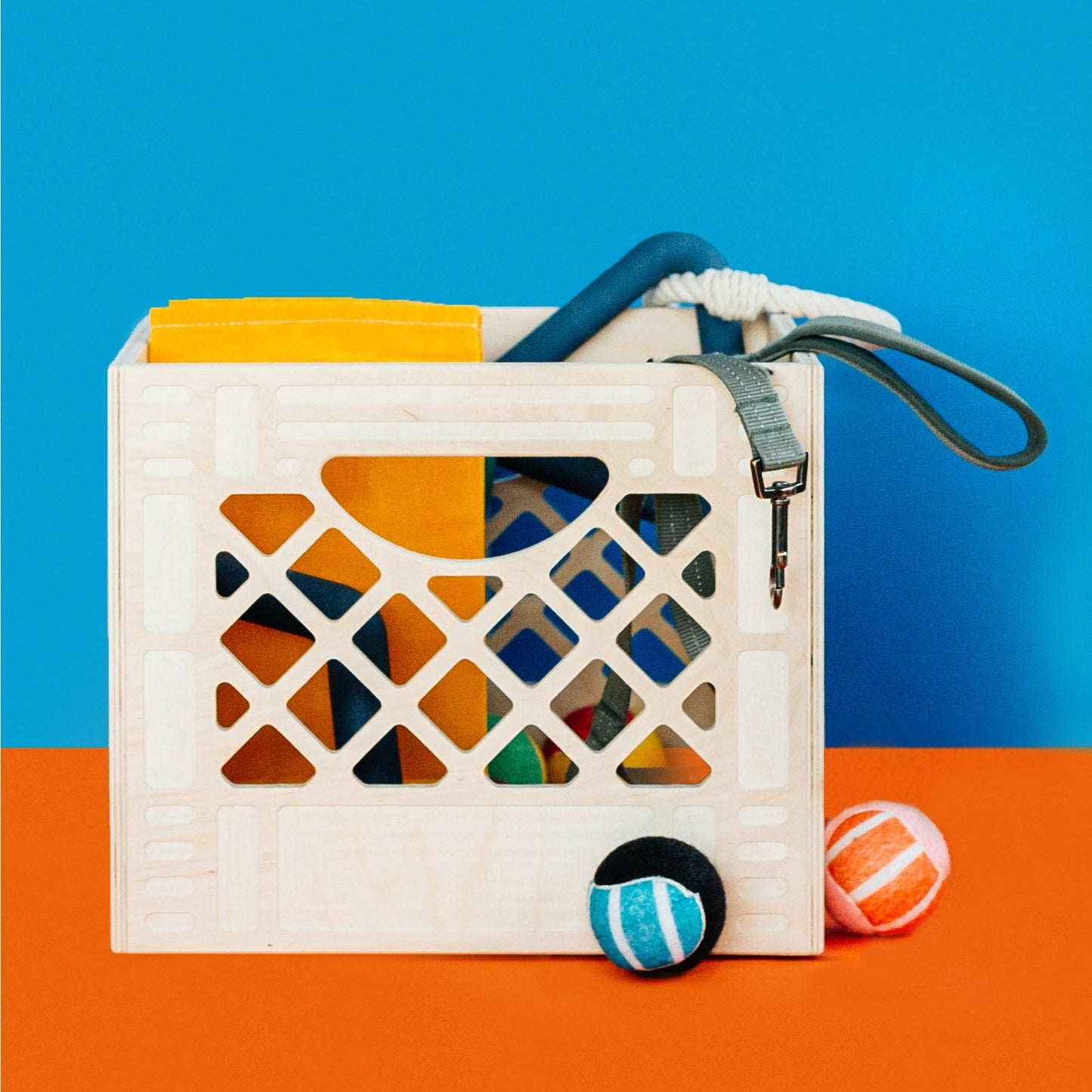 Wooden Milk Crate - Standard Square