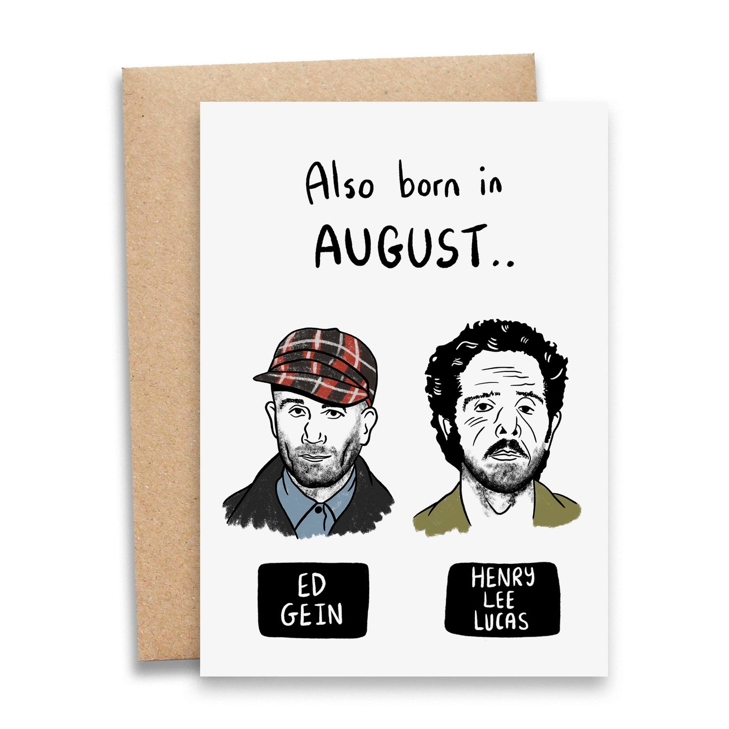 Serial Killer | August Birthday Card
