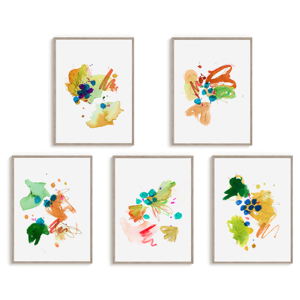 Intuitive Print - Wild Blueberries No. 4