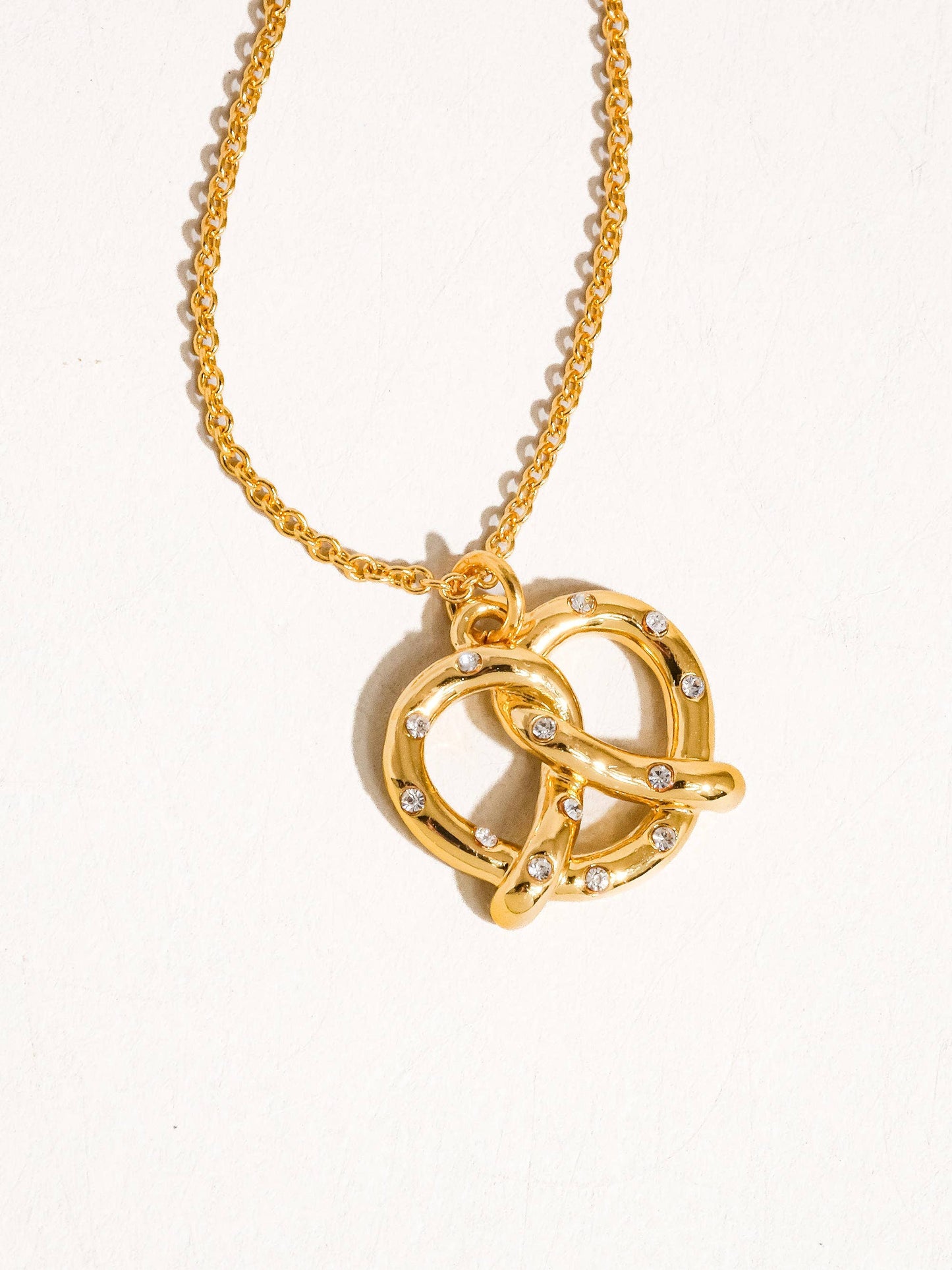 Berneen 18K Gold Vintage Pretzel Necklace