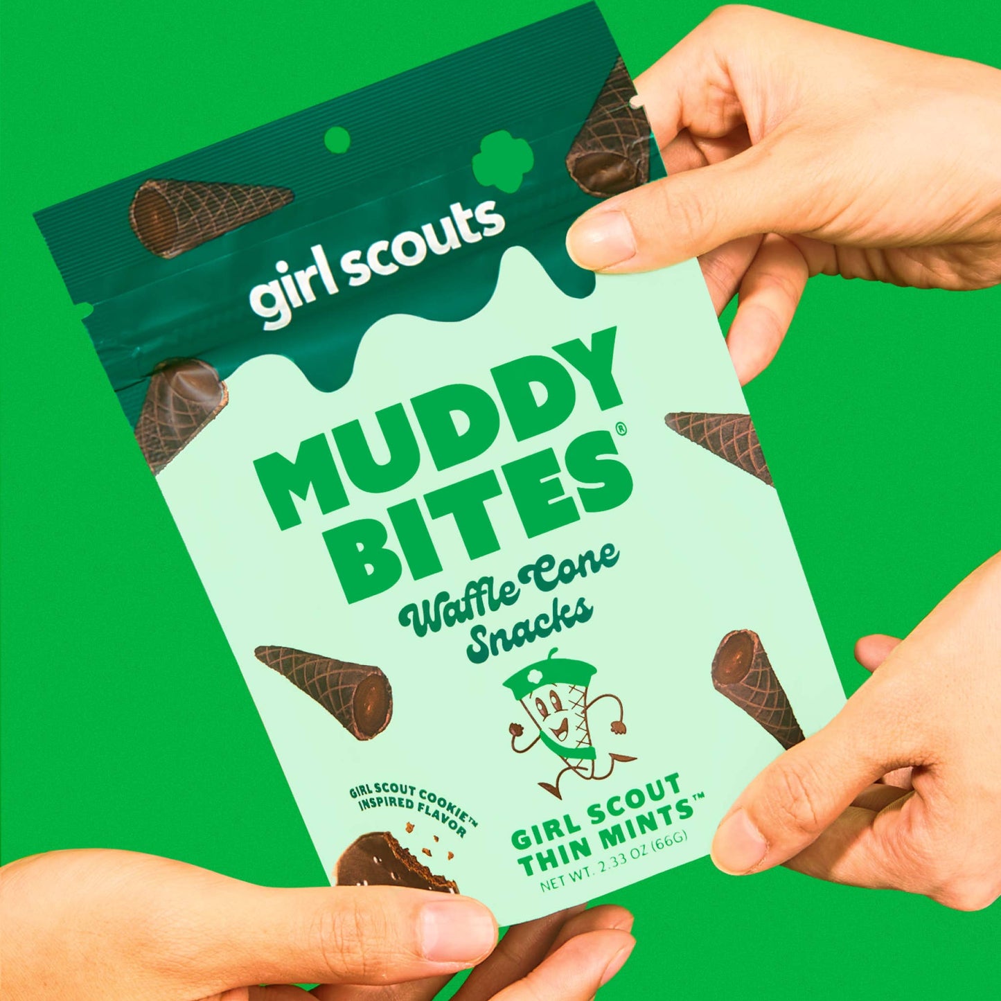 Girl Scout Thin Mint™ Bite-Sized Waffle Cones Snacks