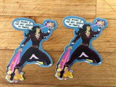 Mini Wonder Woman Stickers!