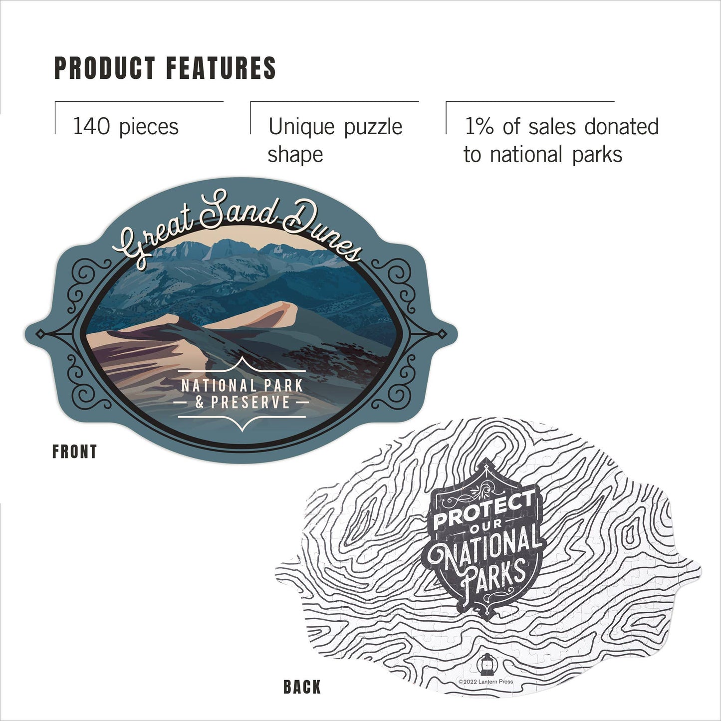 Great Sand Dunes, Protect Our National Parks - Mini Puzzle