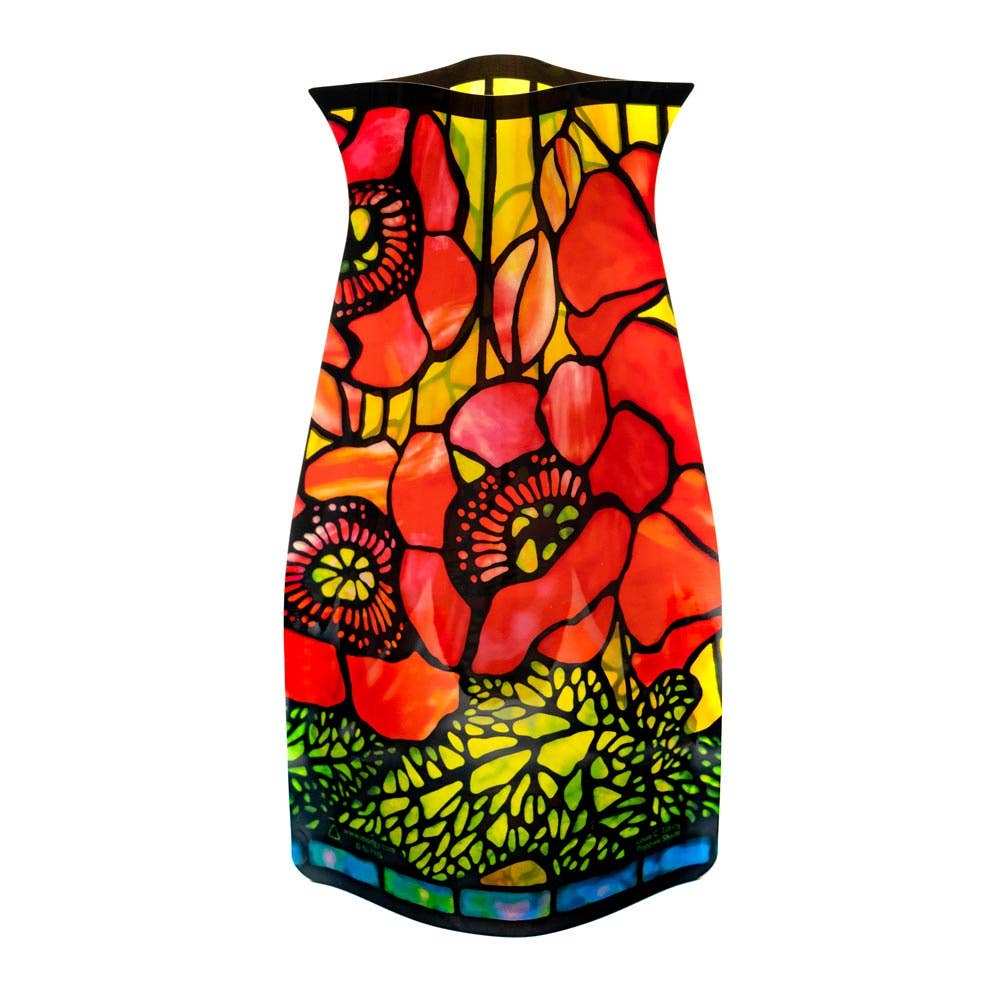 Modgy Expandable Vase - Louis C. Tiffany Poppies