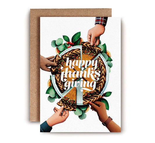 Pie Thanksgiving Card | Holiday Card | Seasonal Card