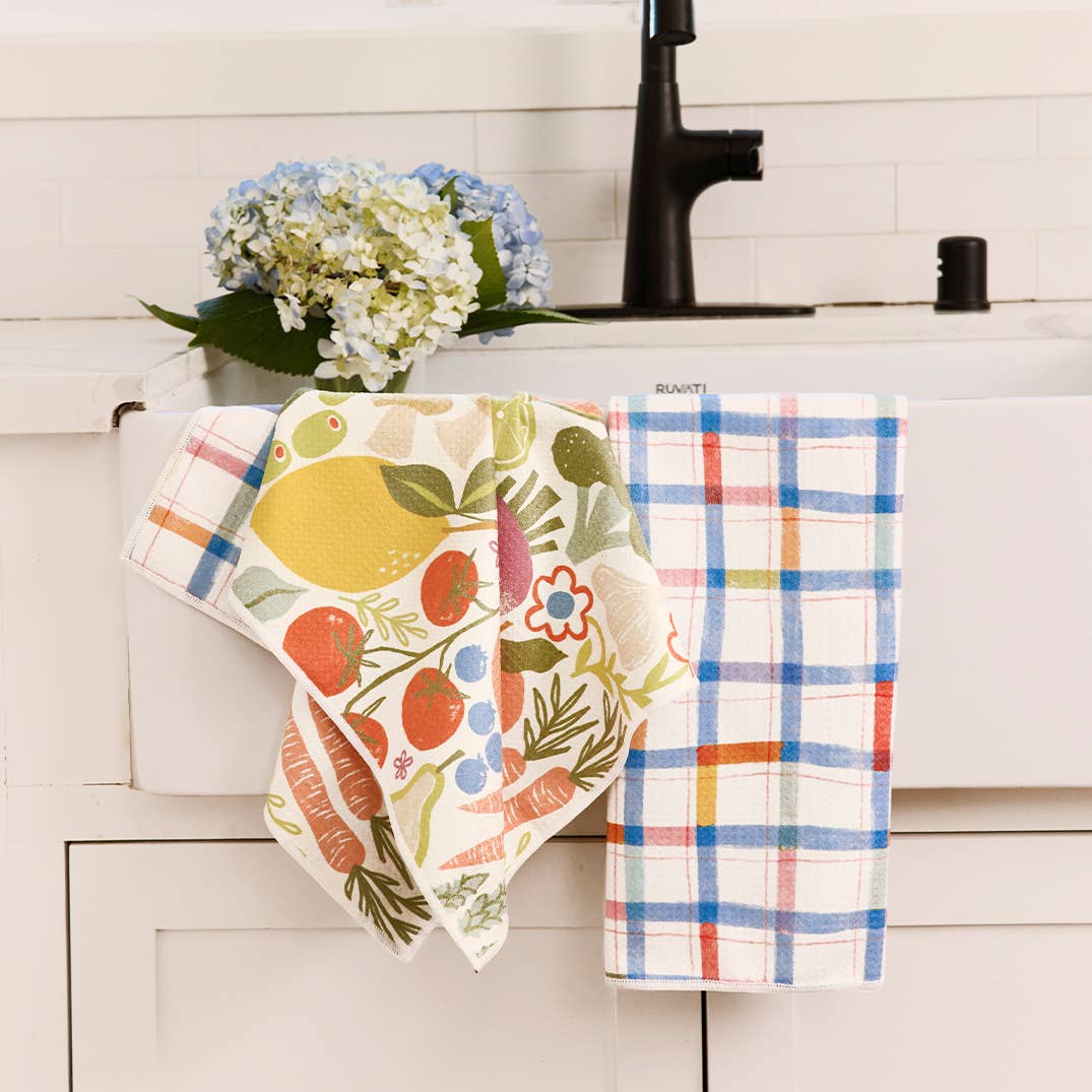 Farm Stand Microfiber Kitchen Towel