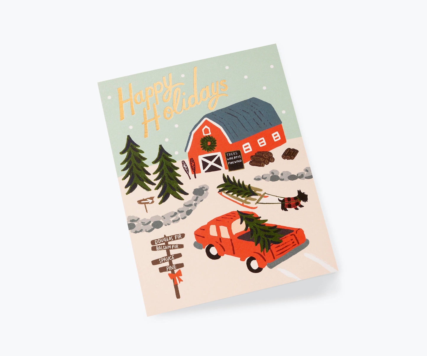 Boxed Set of Holiday Tree Farm Cards