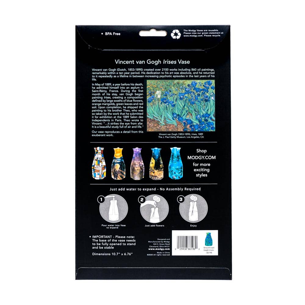 Van Gogh Irises-Modgy Expandable Vase