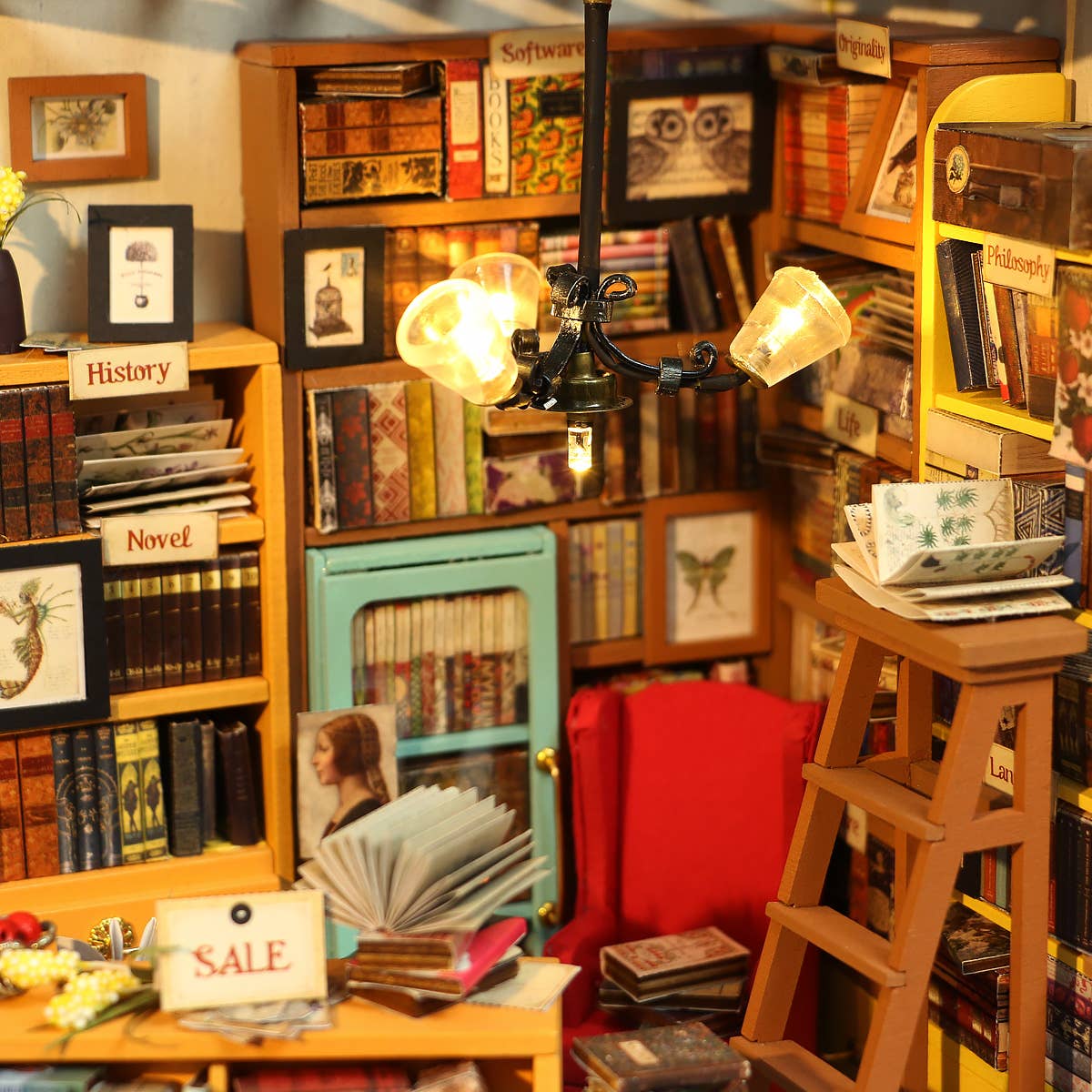 Sam's Study- DIY Miniature House Kit