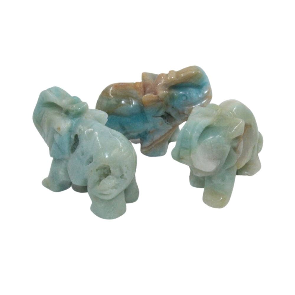 Crystal Elephant - Amazonite