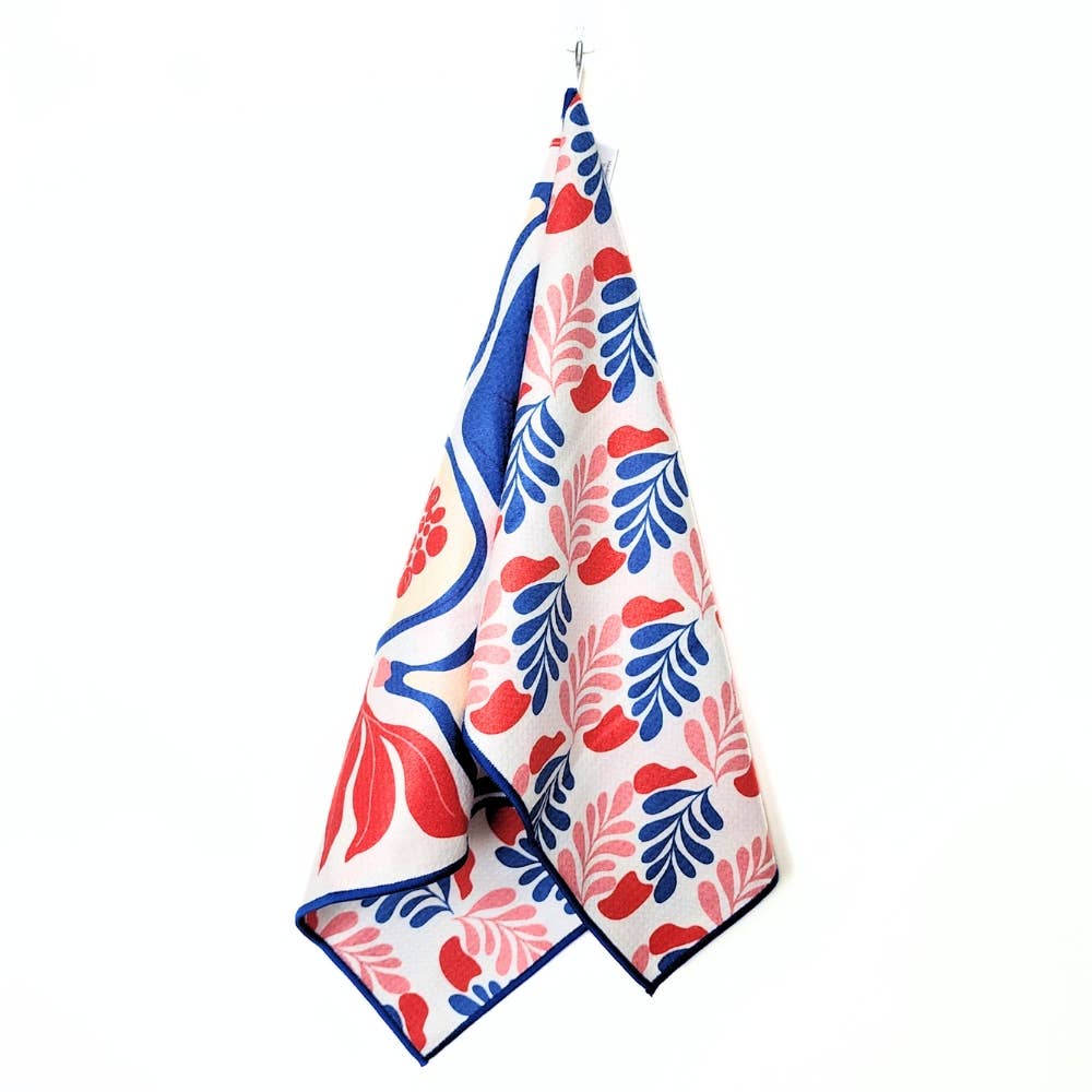 Figs - Dual Sided Hand Towel- Microfiber Kitchen Towel