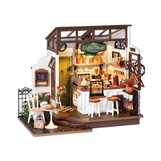 Slow Life Café- DIY Miniature House Kit