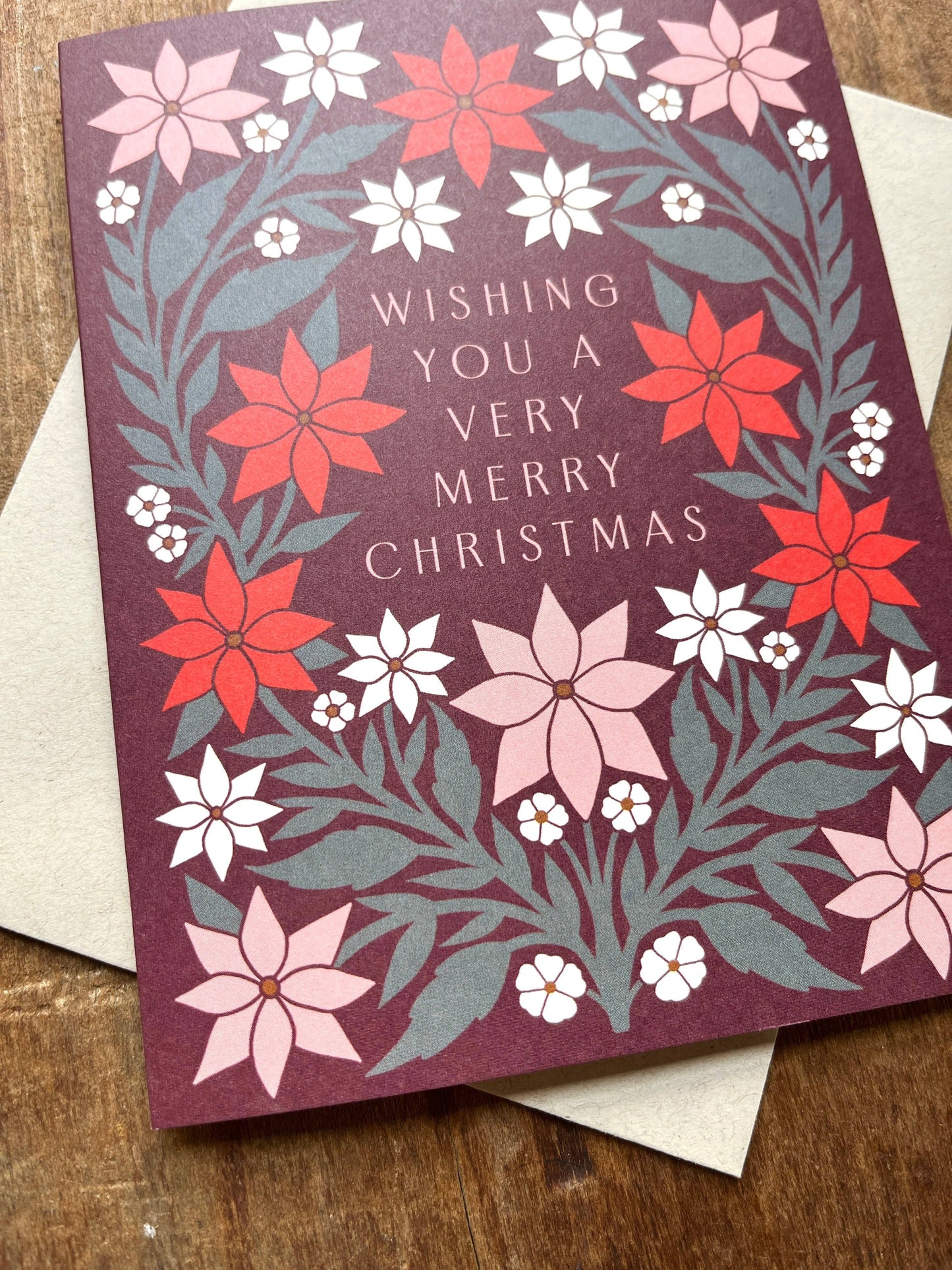 "Wishing You a Very Merry Christmas," Holiday Card