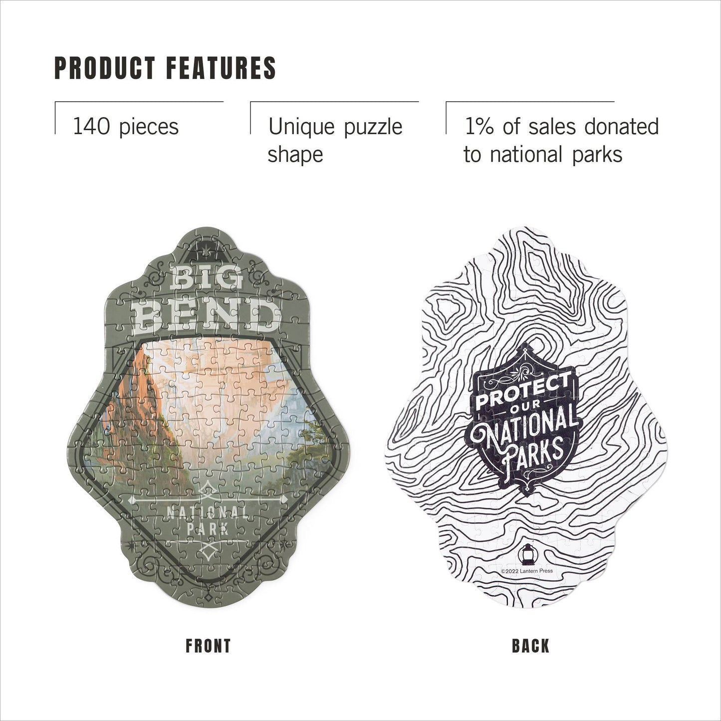 Big Bend - Mini Puzzle, Protect Our National Parks