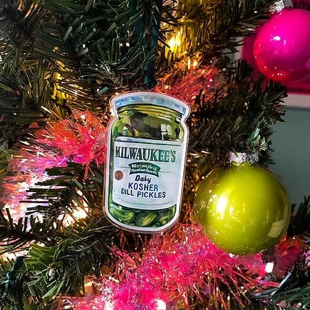 Baby Dill Pickle Jar Ornament