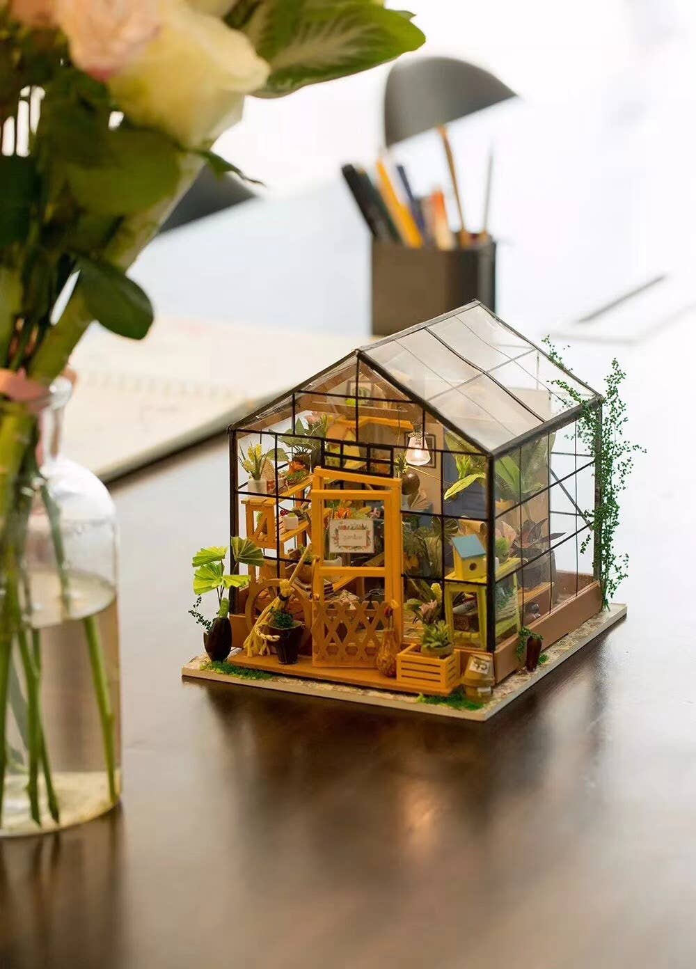 Cathy's Flower House- DIY Miniature House Kit