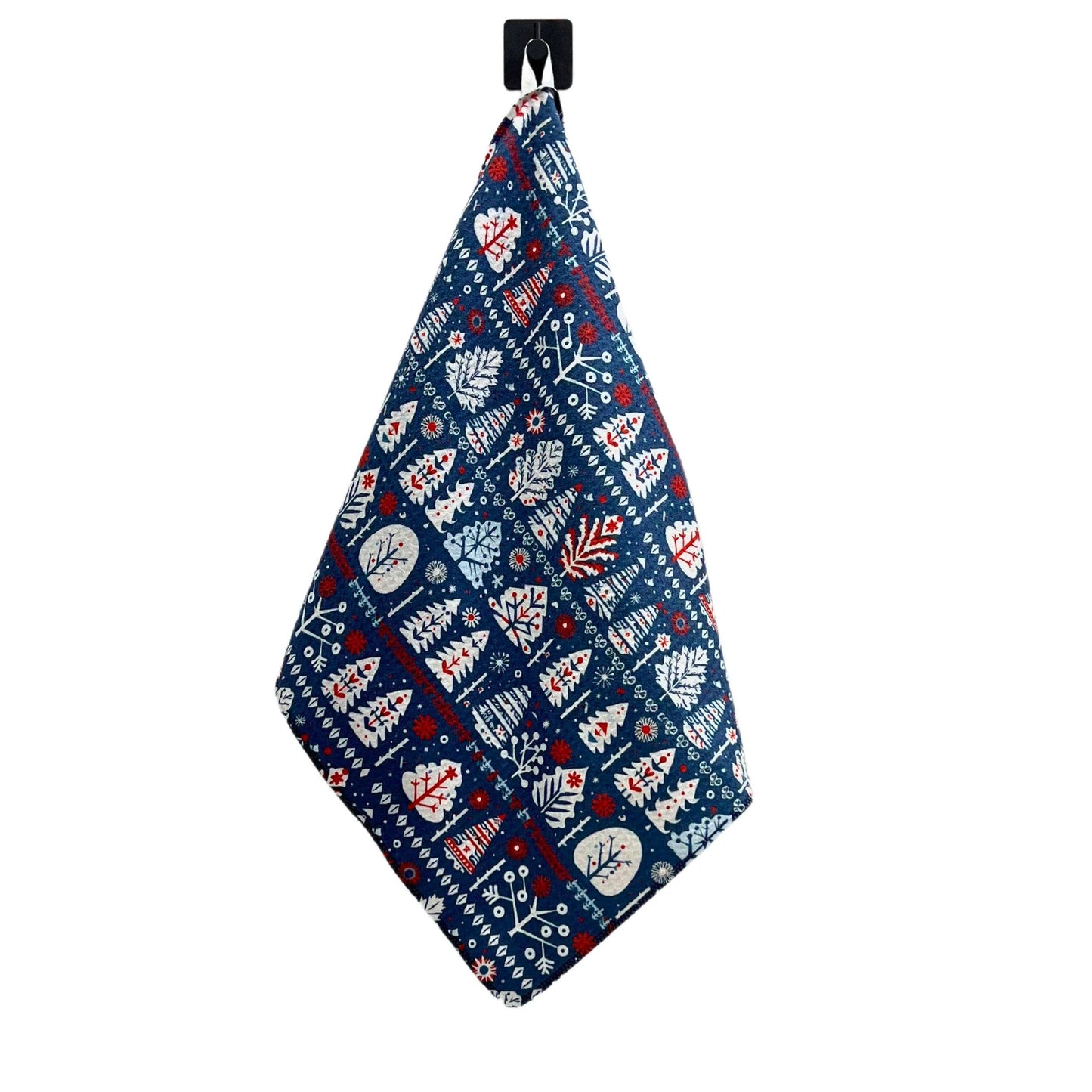 Nordic Sweater Pattern - Christmas Decor Waffle Tea Towels