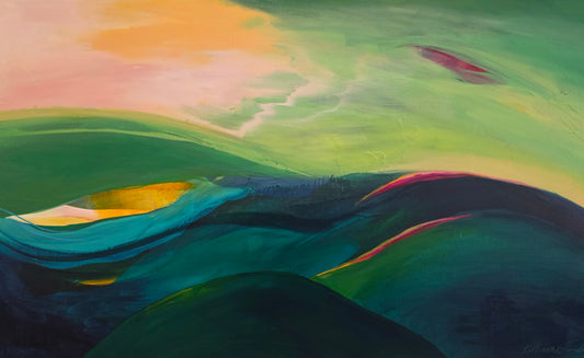 1 Minute after Golden Hour, 36"x60" Canvas by Katherine Simdon