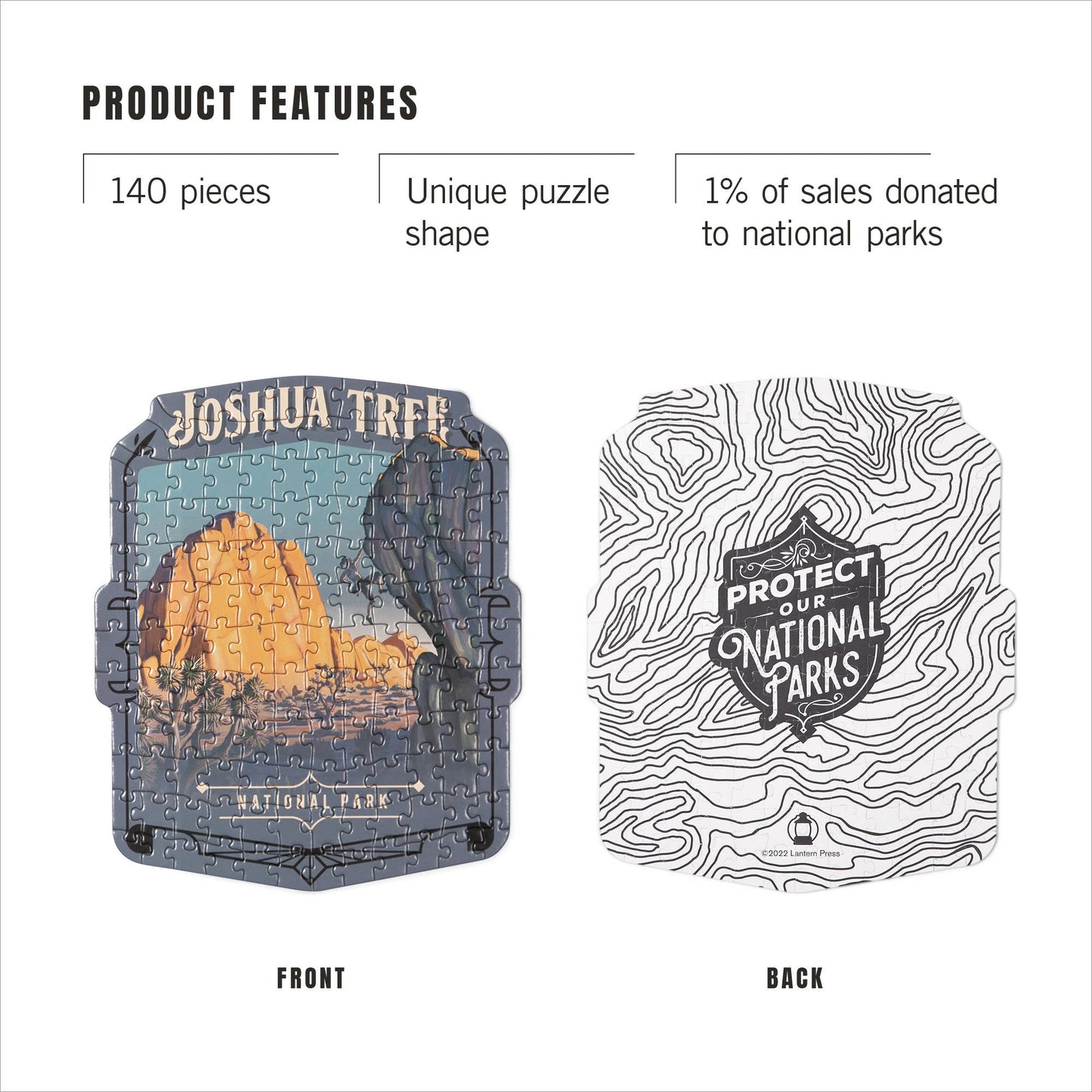 Joshua Tree - Mini Puzzle, Protect Our National Parks