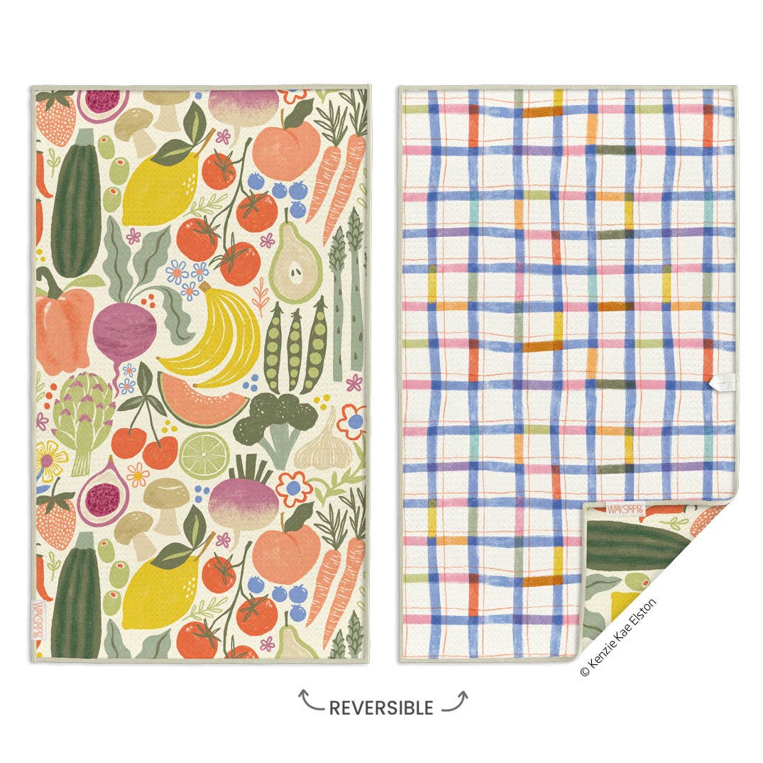 Farm Stand Microfiber Kitchen Towel