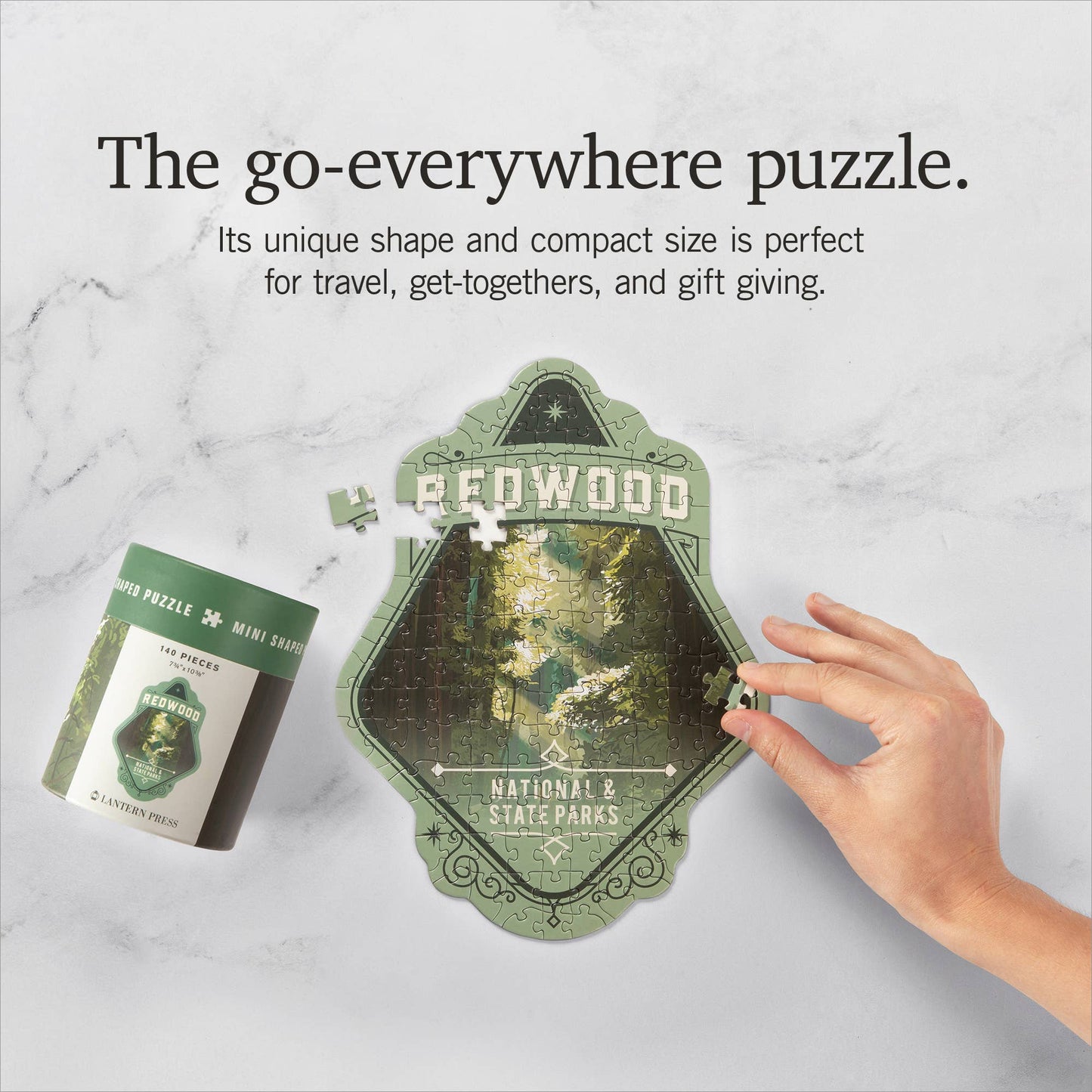 Redwood  - Mini Puzzle, Protect Our National Parks