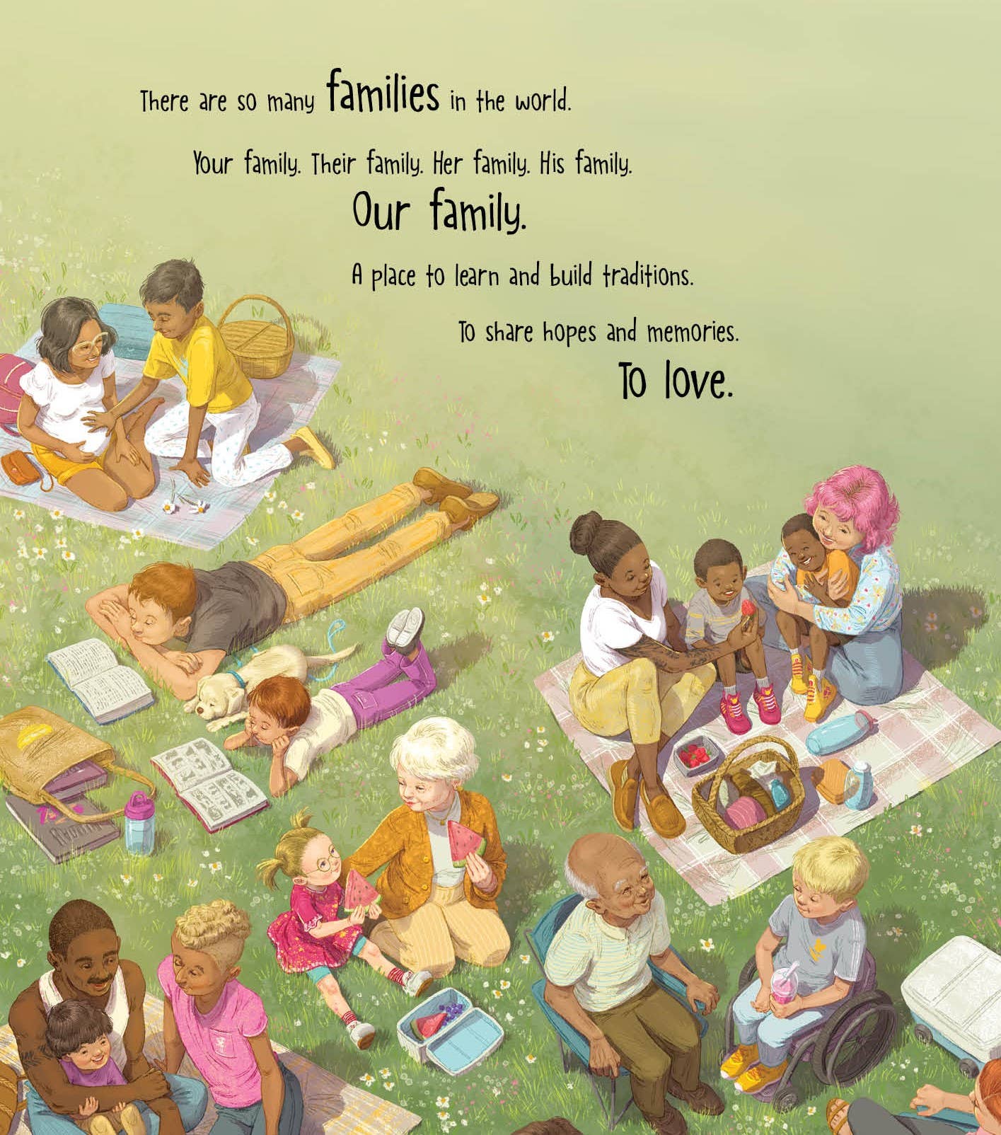 A Family Like Ours: Children's picture book