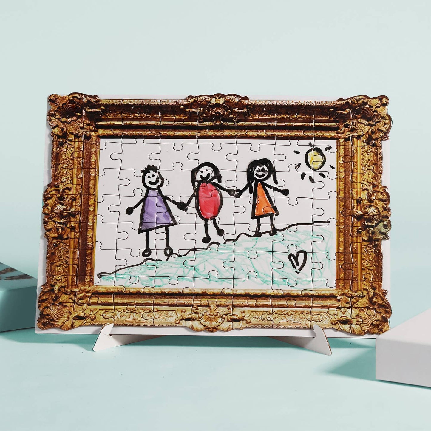 Framed Drawing Jigsaw Puzzle | Personalized Gift