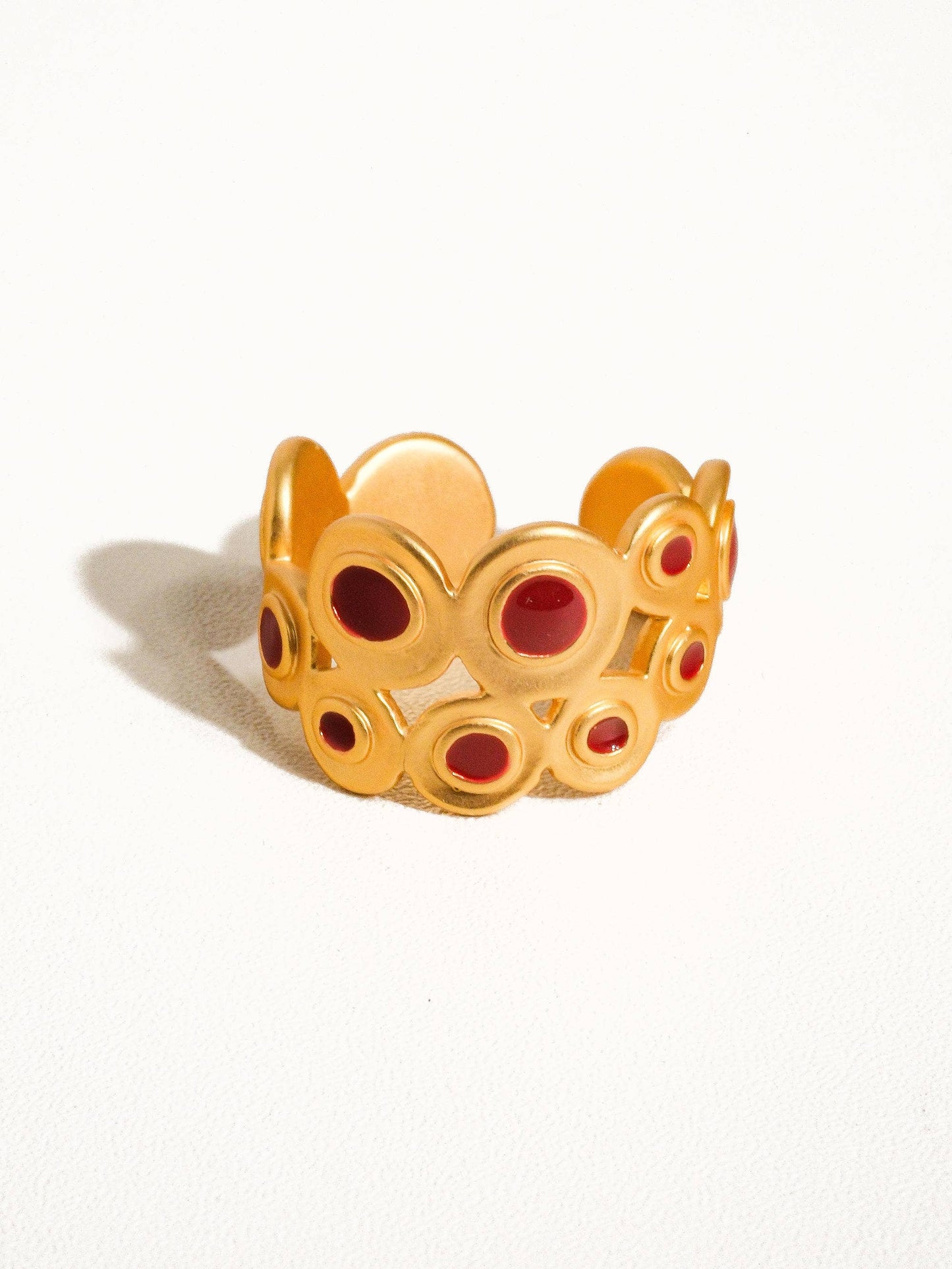 18K Gold Vintage Adjustable Ring