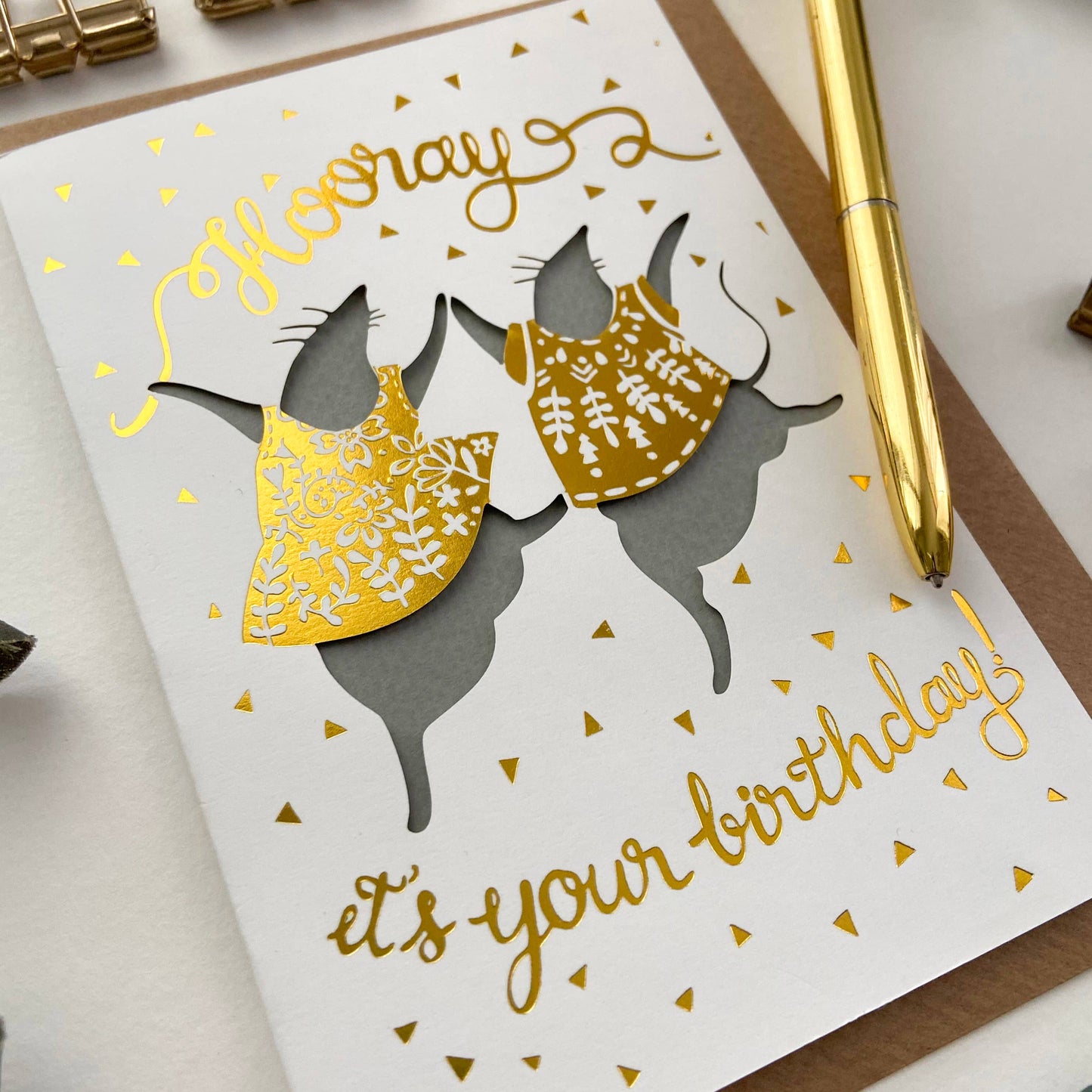 Hooray Birthday Animal Card