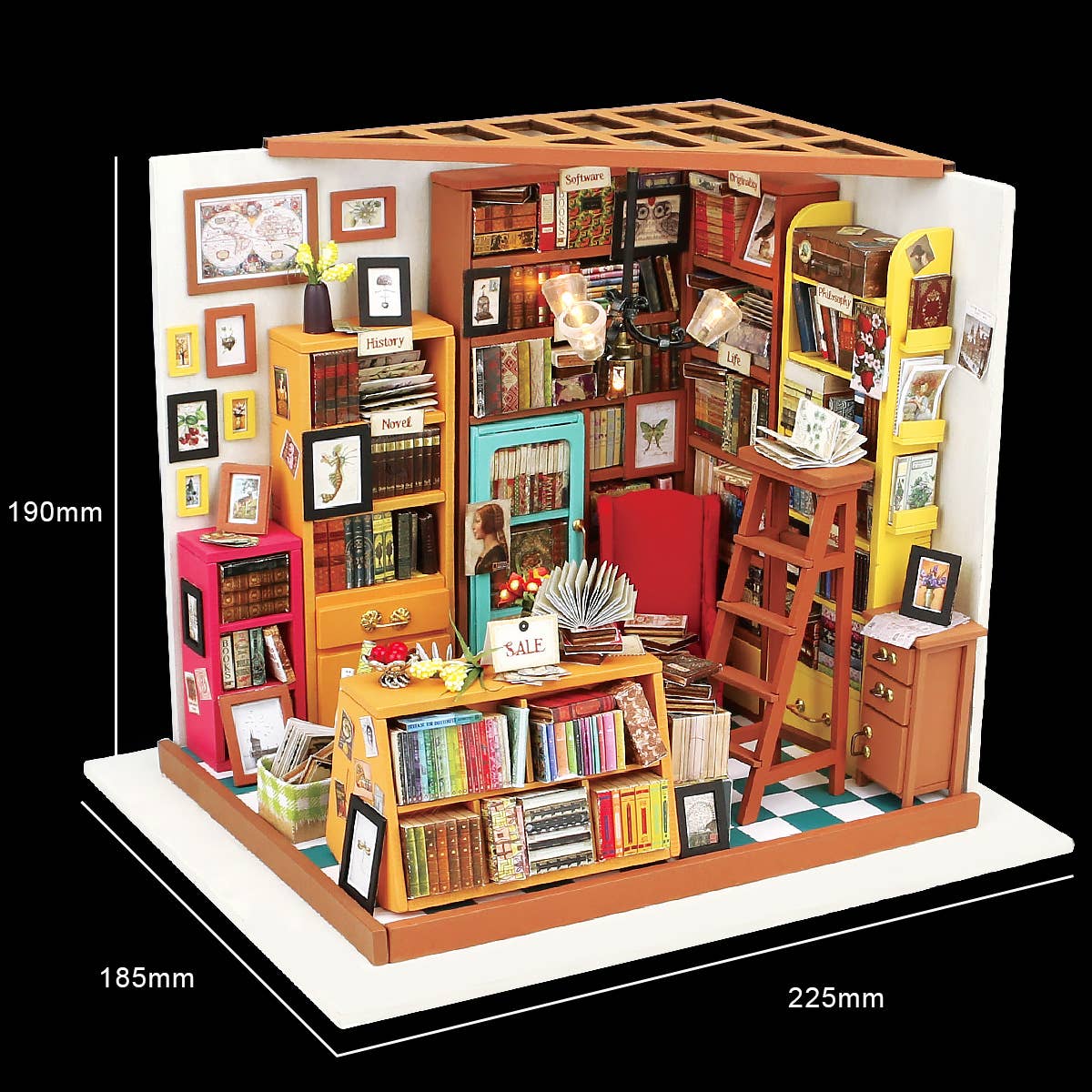 Sam's Study- DIY Miniature House Kit