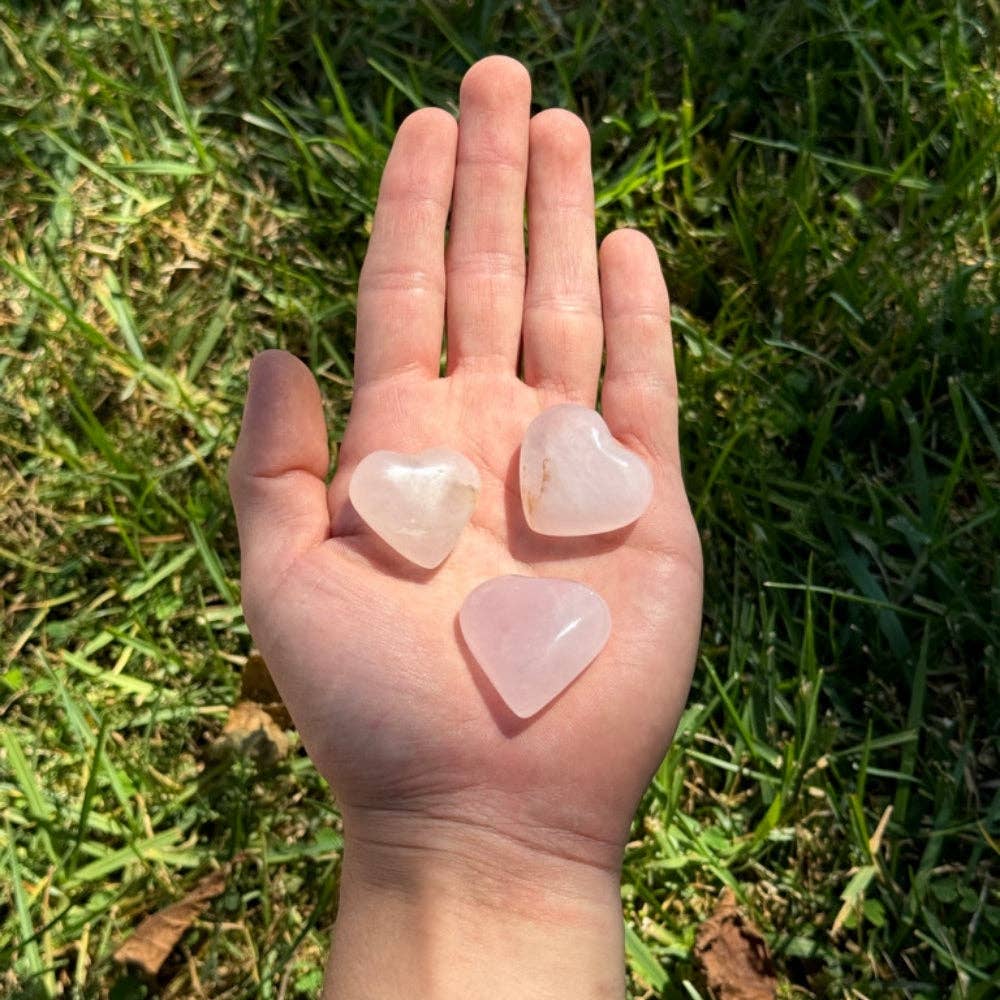Crystal Heart - Rose Quartz