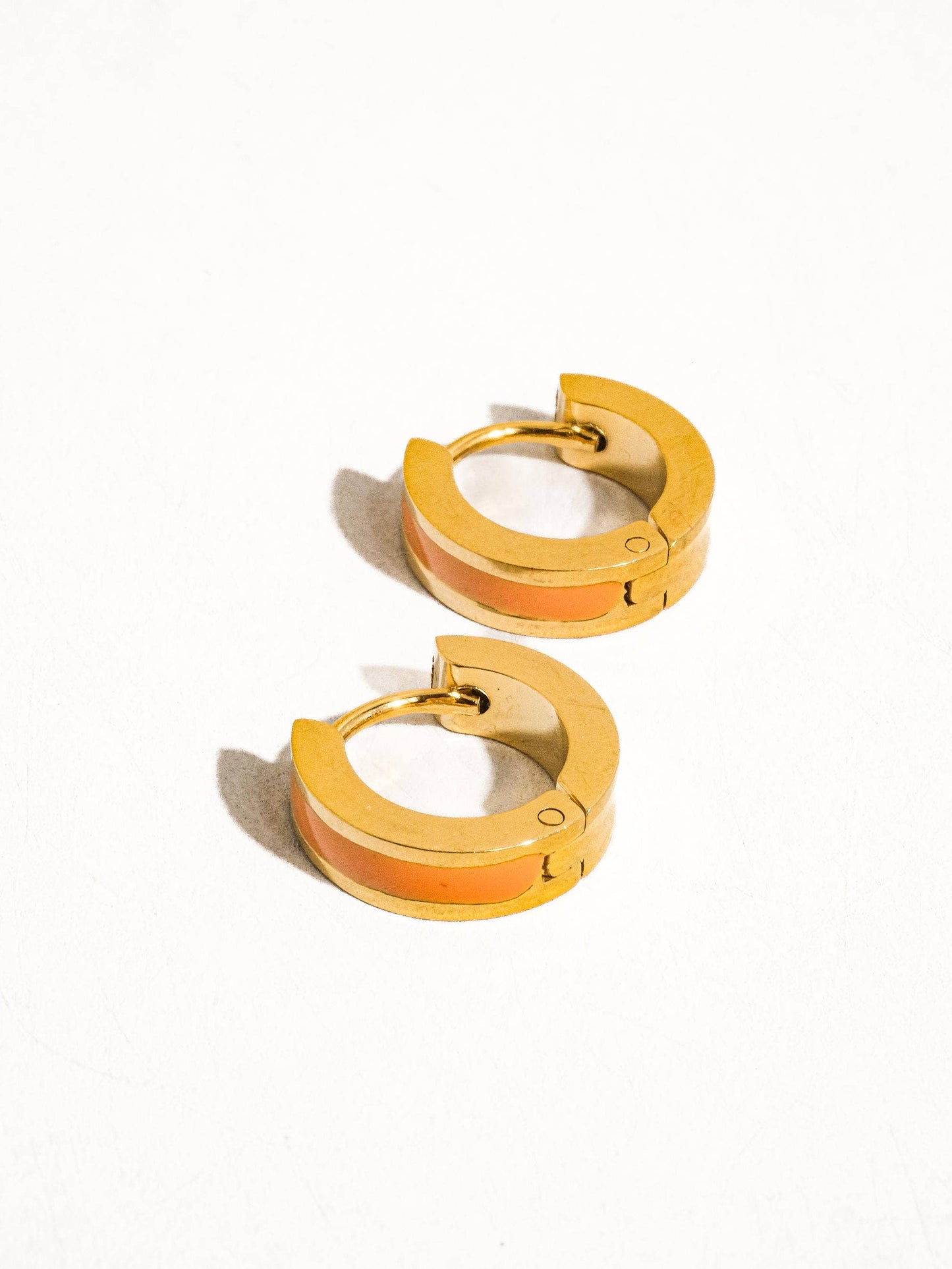 Etta 18K Non-Tarnish Colored Hoop Earring