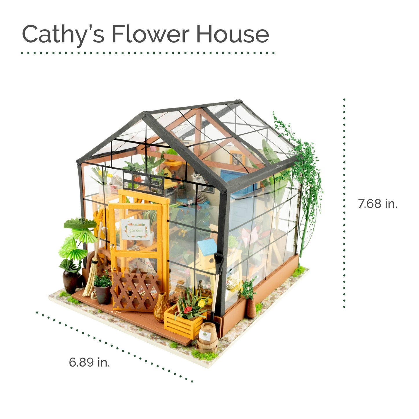 Cathy's Flower House- DIY Miniature House Kit