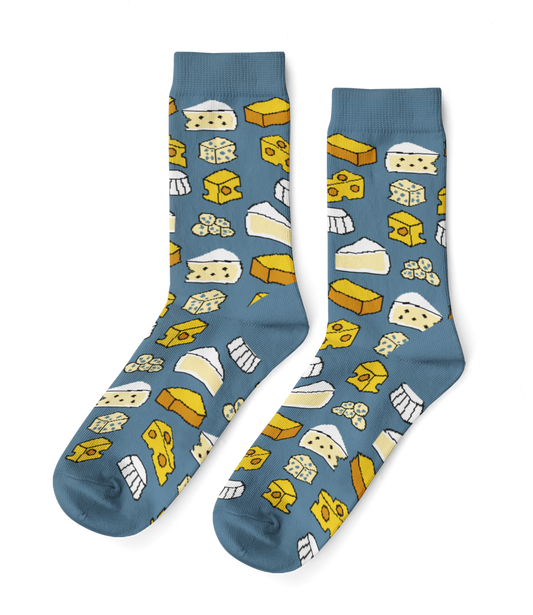 Cheese - Small Crew Socks