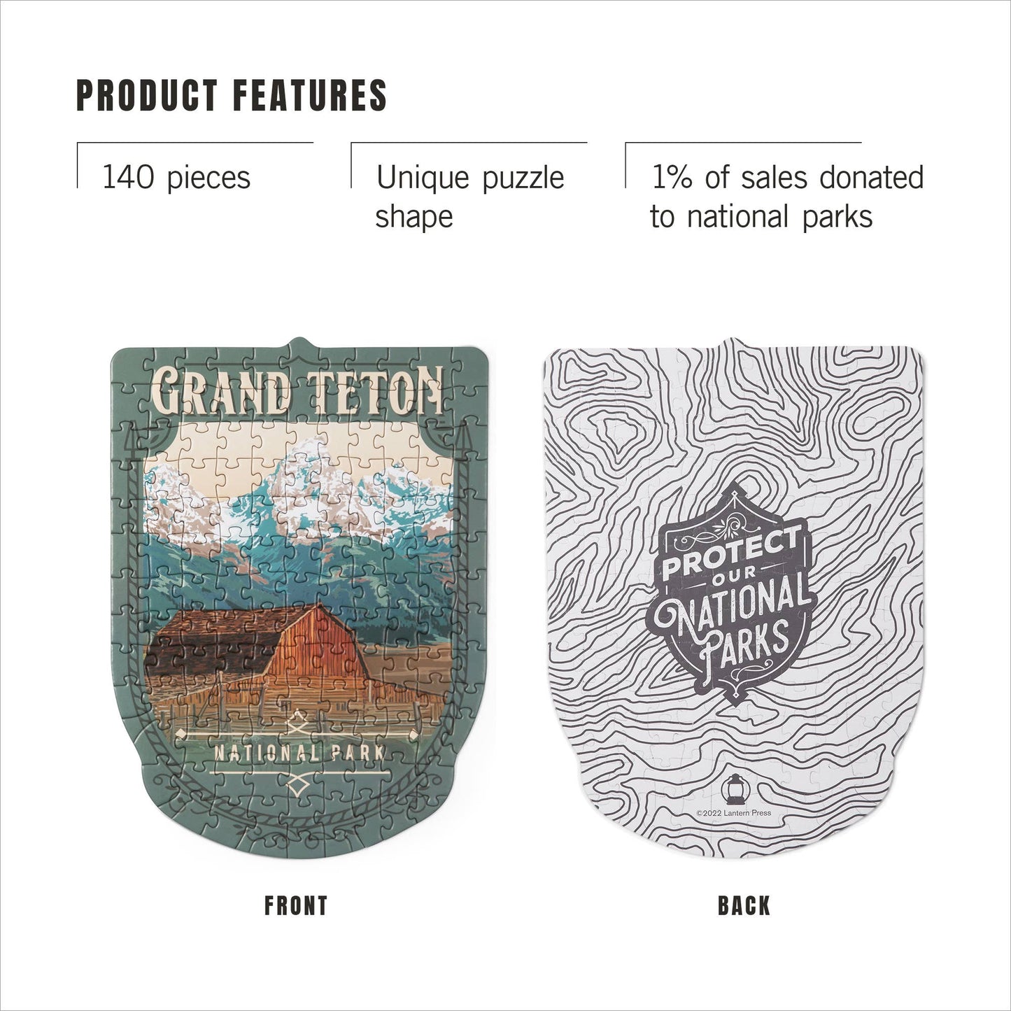 Grand Teton - Mini Puzzle, Protect Our National Parks